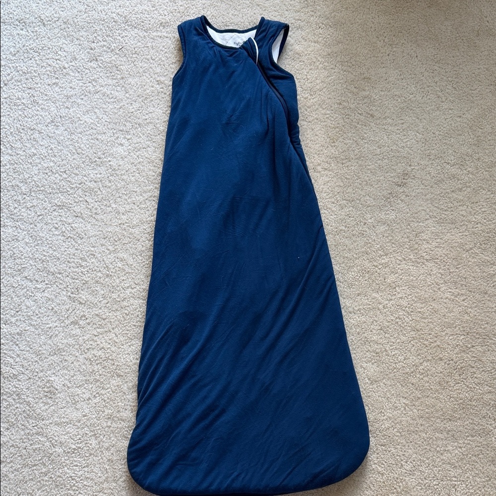 Kyte baby Navy Blue Sleeveless Sleepsack Large 2.5 TOG